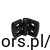Kunststoff-Scharnier 30x39x4mm offen