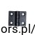 Kunststoff-Scharnier 49,5x60x9,5mm