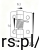 Edelstahlscharnier mit Feder