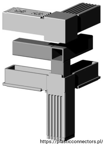 Kunststoff-Verbinder 3D3 V30 MS