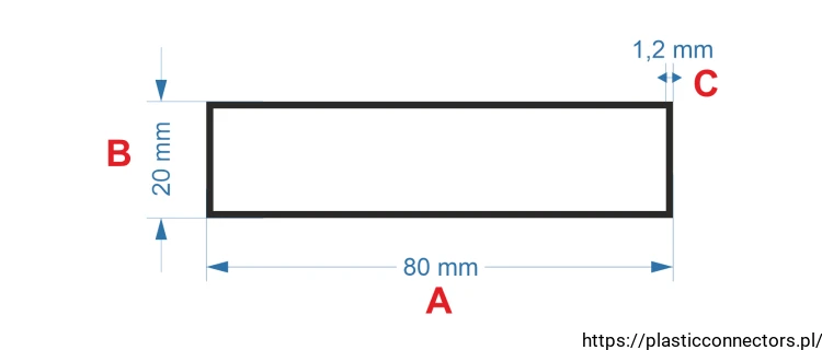 Aluminiumprofil Rechteckrohr Abmessungen 80x20mm thin.png