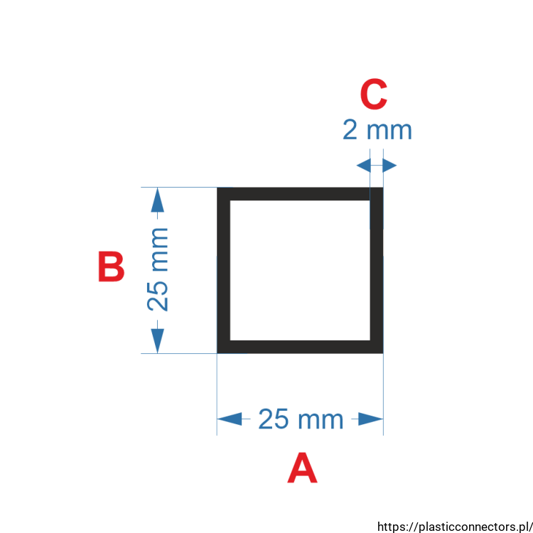 Aluminiumprofil quadratrohr 25x25x2.png