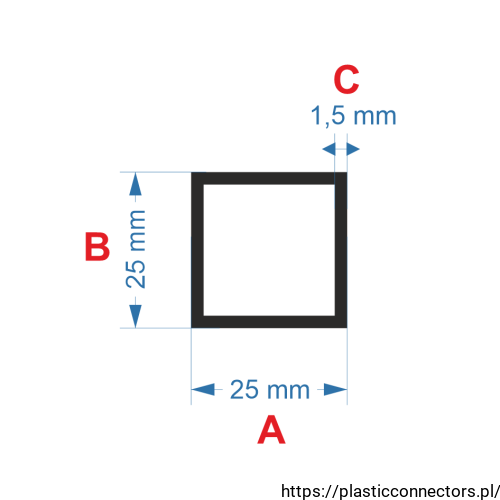 Aluminiumprofil quadratrohr 25x25x1,5.png