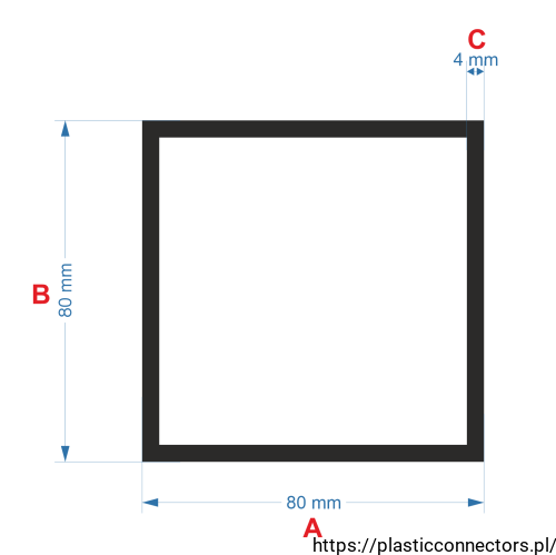Aluminiumprofil quadratrohr 80x80x4.png