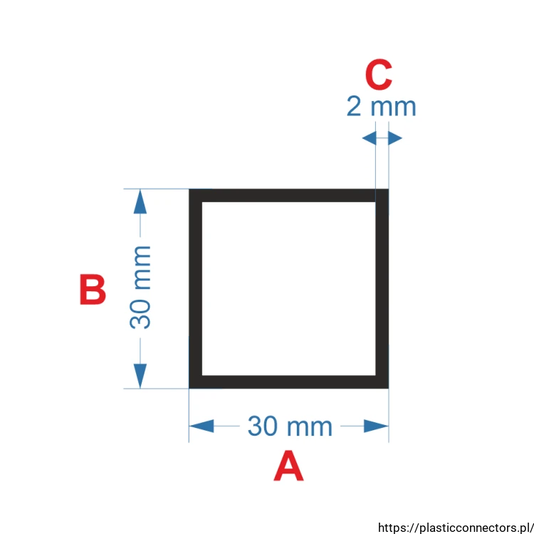 Aluminiumprofil quadratrohr 30x30x2.png