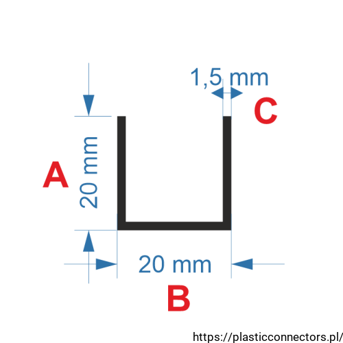 Aluminiumprofil u-profil 20x20x1,5.png