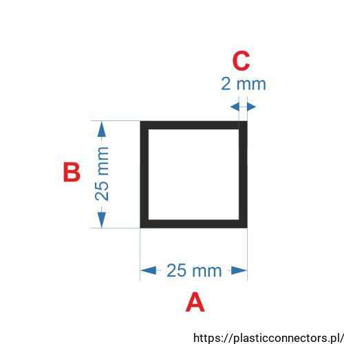 Aluminiumprofil quadratrohr 25x25x2.png